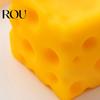 Cheese Sensory Toy Simulated Squeeze Unbreakable Stress Relief Slow Rising Decompression Block Fidget Simulation Food Pinch Square