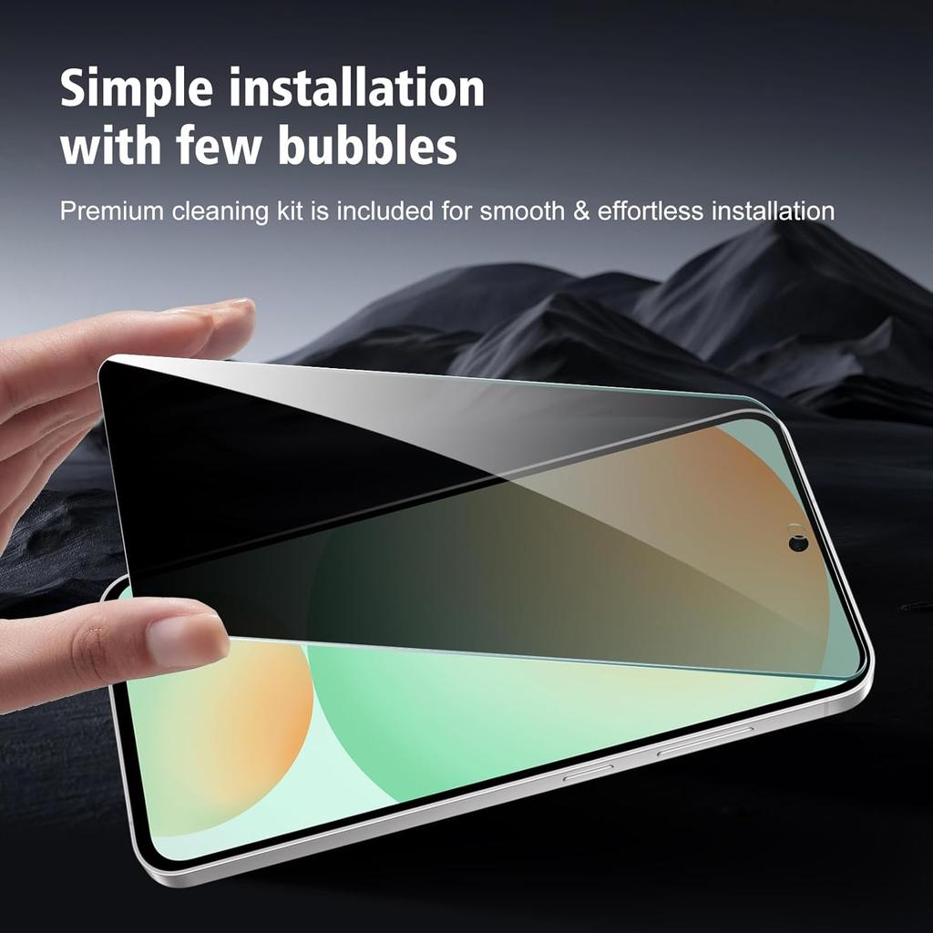 5 st. härdat glas för Samsung Galaxy A17 A16 A26 A56 A36 A54 A55 A34 A25 A14 A15 A52S A53 S20 S21 S23 S24 S25 FE anti-spionage skärmskydd