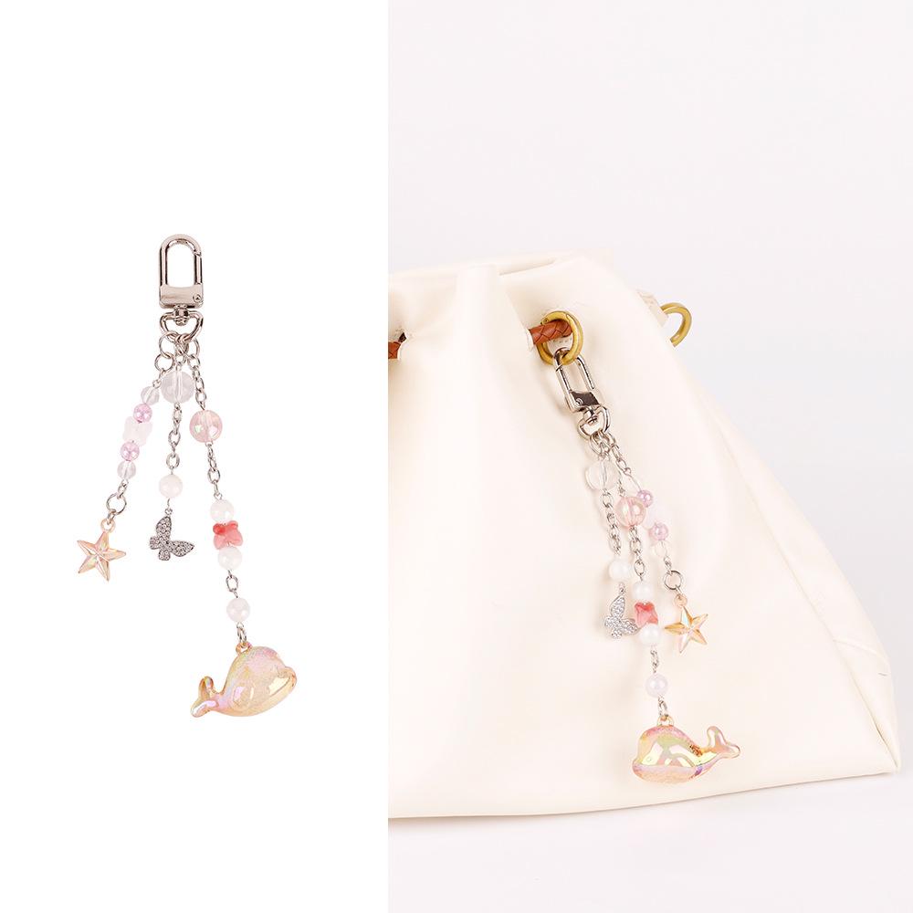 Ocean Series Starfish & Turtle Bag Charm Keyring