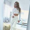 2KWEIRD New Graphic T Shirts WomenFashion Top Y2k Kpop Casual Print Long Sleeve T-shirts