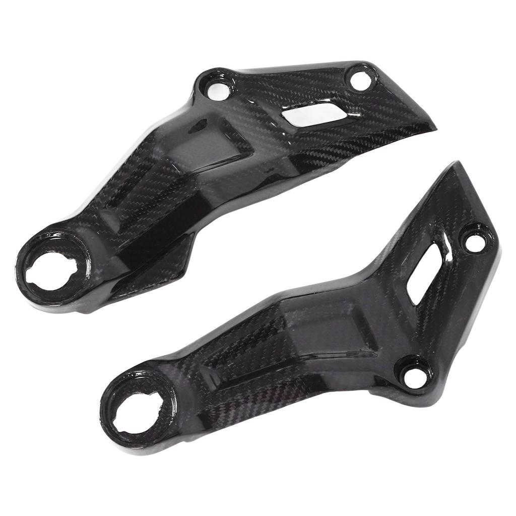 2pcs 3K Carbon Fiber Motorcycle Side Frame Cover Decorative Covers Replacement for MT?07 2013?2016