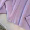 Plus Size Women's Loose Lapel Sweater, Bust 150/160, Knit 350-8080
