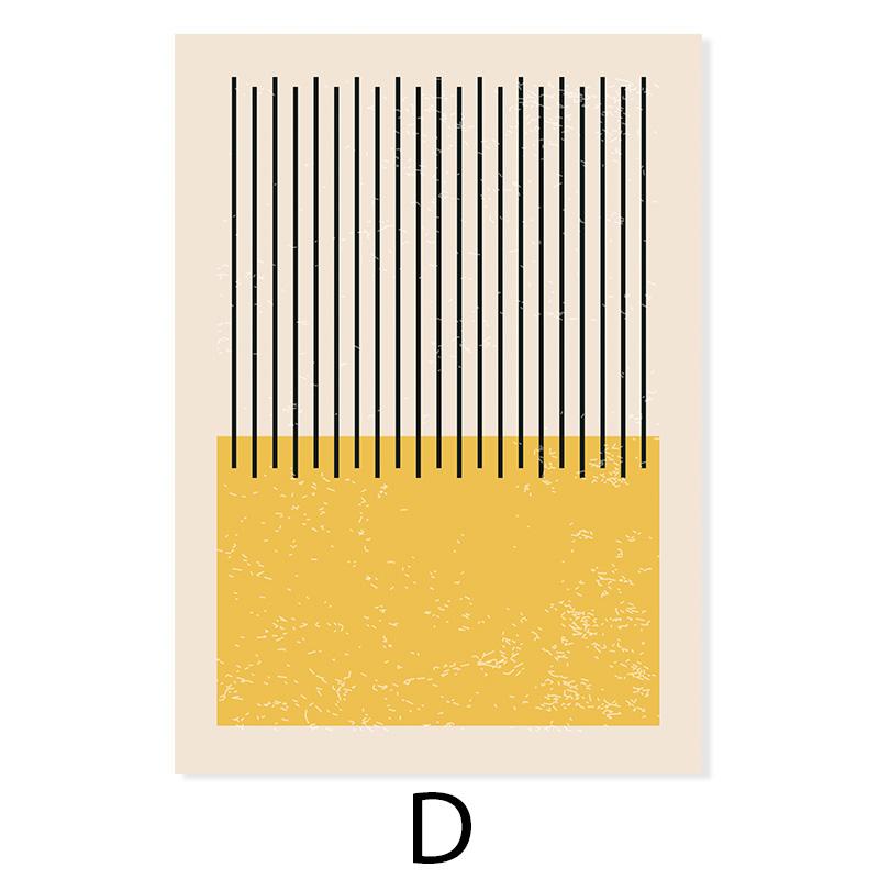 

Настраиваемая картина Гостиная Домашний интерьер Абстрактная геометрическая форма Цветной блок Линия Настенное искусство Плакат Печать на холсте Живопись 40x50cm No Framed
