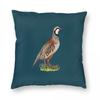 Redlegged Partridge Alectoris Rufa Pillowcase Polyester Linen Velvet Creative Decorative Throw Pillow Case Car Cushion Cover