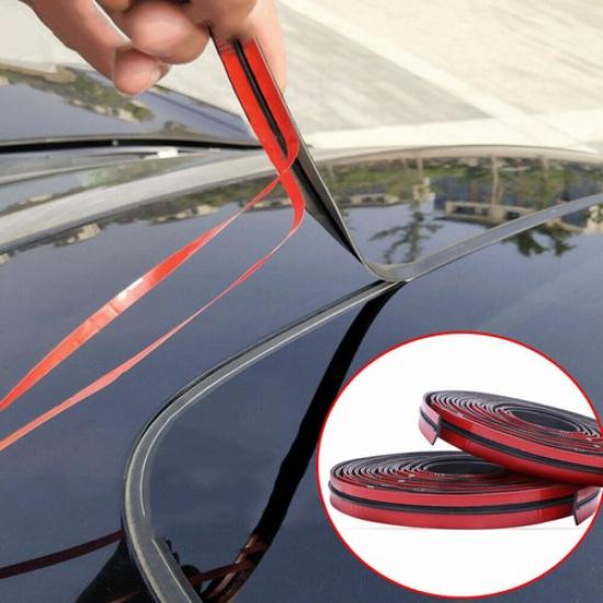6.6ft Car Seal Strip Auto Rubber Sealant Protector Stickers for Windshield Roof