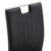 Set of 2 Black PU Material Arc-Shaped Chairs - Perfectly Integrated Into Industrial and Modern Home Design
