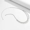 Ingemark Sexy Rhinestone Star Tassel Pendant Waist Belly Belt Chain for Women Summer Bikini Rave Body Zircon Y2K Accessories