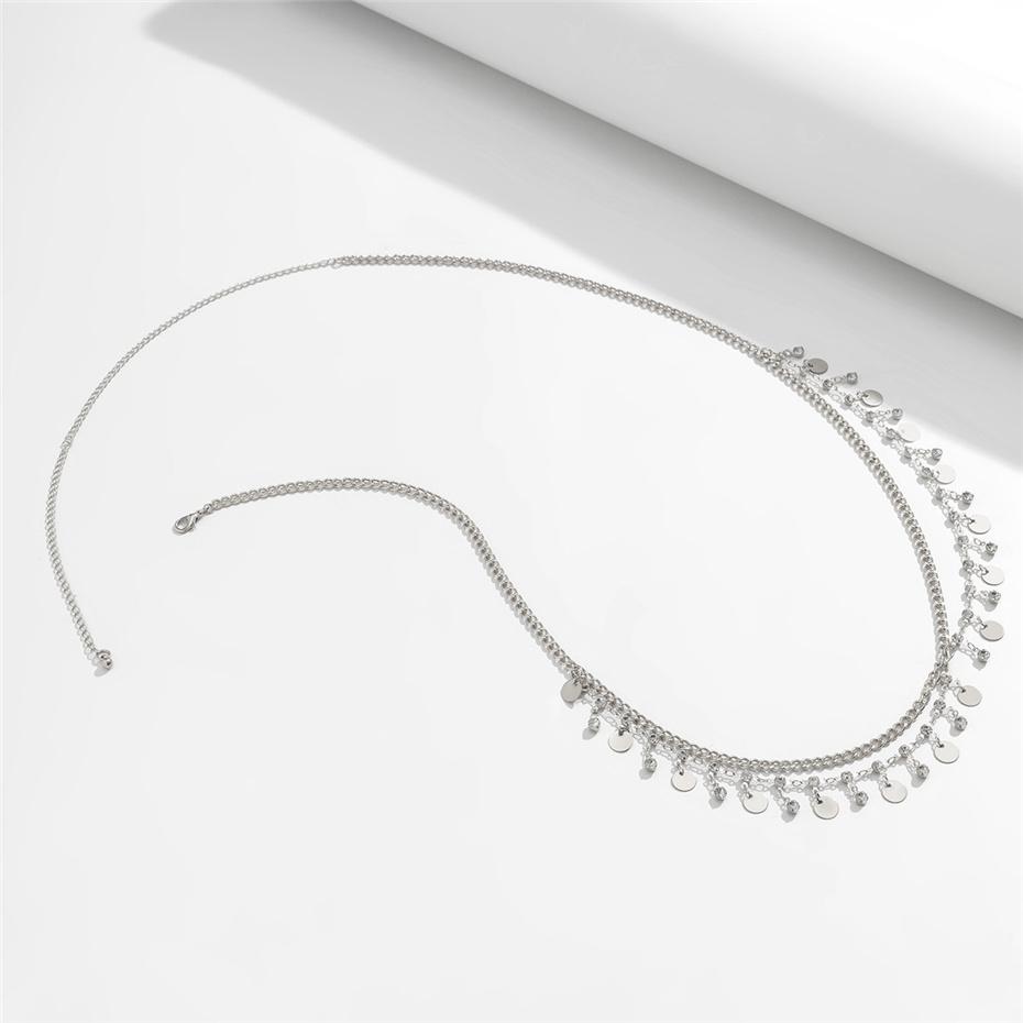 Ingemark Sexy Rhinestone Star Tassel Pendant Waist Belly Belt Chain for Women Summer Bikini Rave Body Zircon Y2K Accessories