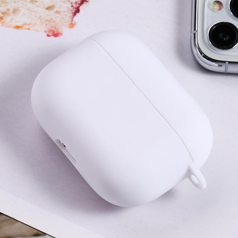 Frosted TPU Black Material White for Apple Bluetooth AirPods 1 /2 Generation Pro3 Generation Earphone Case Soft Cover