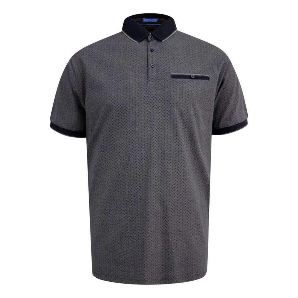 Duke Mens D555 Scarborough All-Over Print Kingsize Polo Shirt