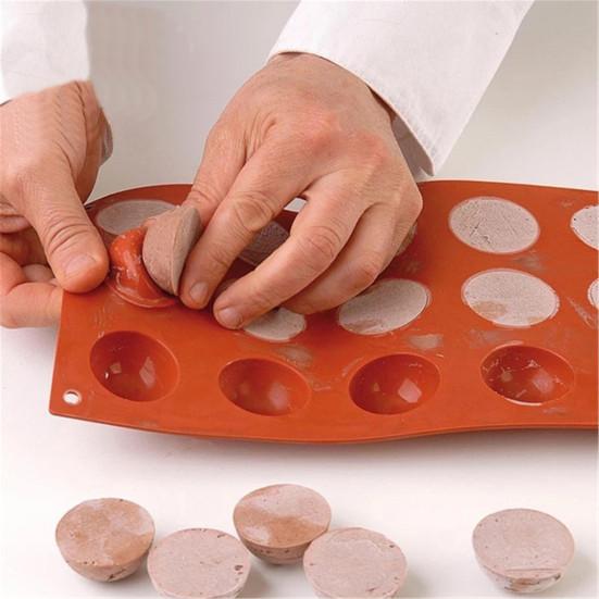 Half Sphere Chocolate Dessert Shape Silicone Cake Decor Mold DIY Kitchen Tool