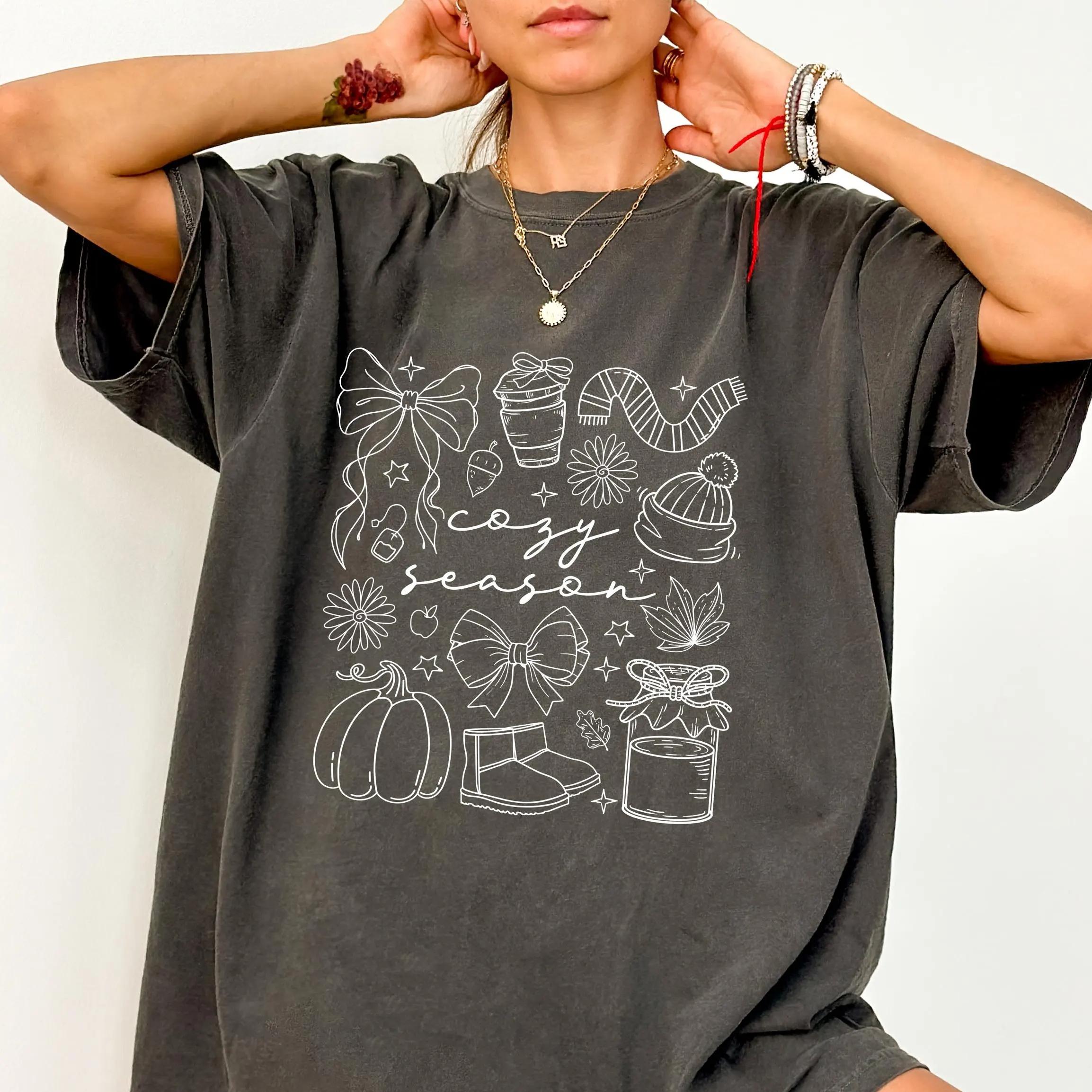 2026 Summer Womens Retro Graffiti Print T Shirt Pure Cotton and Breathable Short Sleeve Streetwear Oversized Loose Casual S