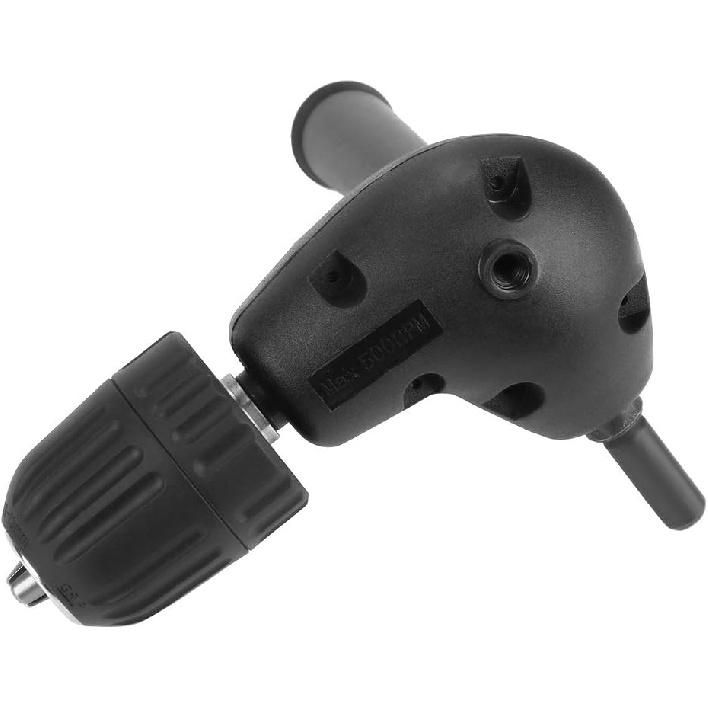 3/8" Flexible Angle Extension Bit Kit Right Angle 90 Degrees Electric Drill Attachment 9.5mm Round Shank Keyless Chuck