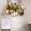 Suction Cup Shower Organizer Transparent Storage Box for Bathroom Dorm or Apartment Wall Mounted Cosmetics Holder