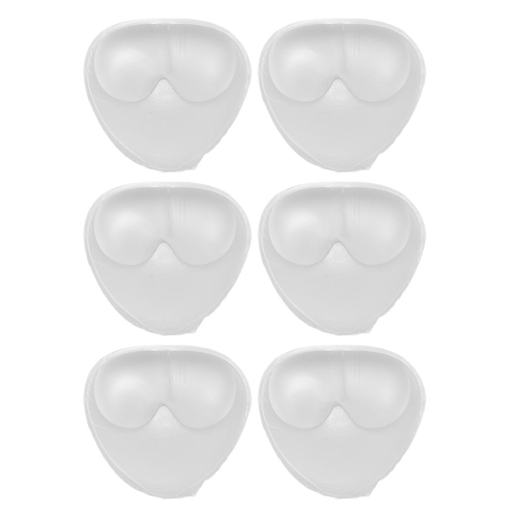 3 Pair Sticky Bra Pads Strong Adhesive Water Proof Strapless Silicone Bra Pads Inserts for Swimwear