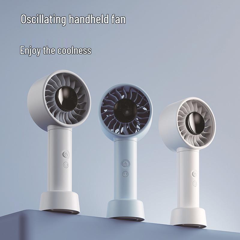 Hot Ice F602 Rotating Head USB Handheld Fan with 100 Speeds & Smart Digital Display