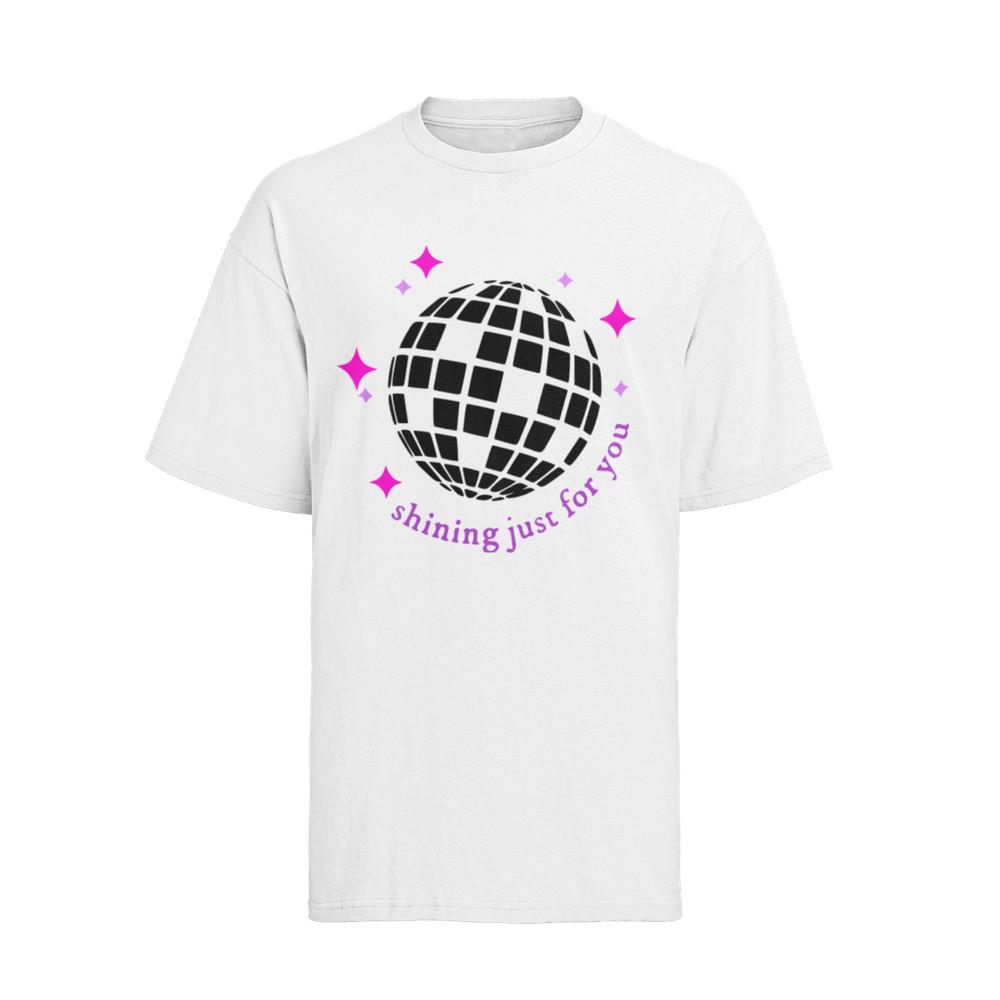 

Bio Baumwolle Damen T-Shirt Oversize Swiftie for Fans Music Pop Konzert M