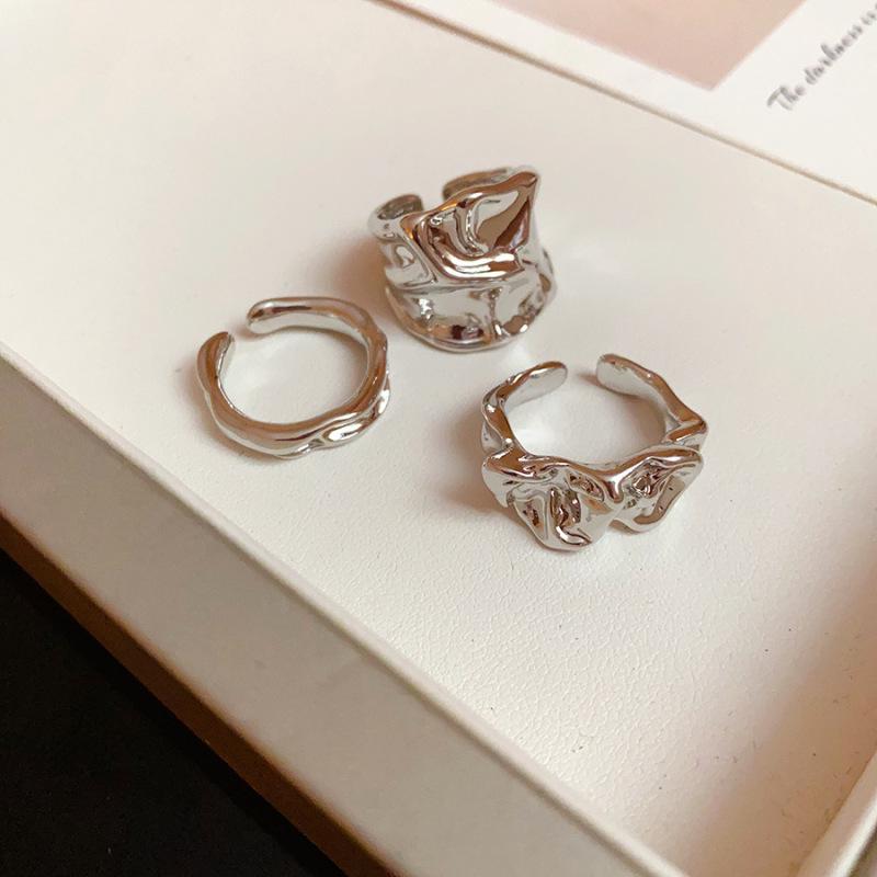 Artistic Retro Geometric Resin Ring - High-End Versatile Fashion Jewelry