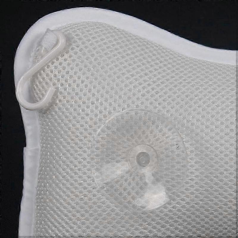 Bath Pillow Bathtub Spa Pillow with Non Slip Suction Cups for Bathtub Bathroom Spa Cushion Head Neck Back Support (Pink)