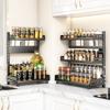2/3Layer Kitchen Seasoning Jar Spice Organizer Rack Accessories Household Countertop Multi-Layer Multifunctional Storage Shelves