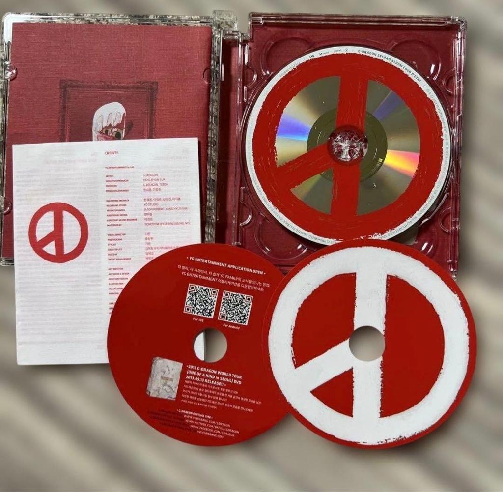 [USED] BIGBANG G-DRAGON COUP D'ETAT RED Ver. Korean Edition