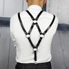 Clip Trousers Braces Gentlemen Leather Harness Body Chest Harness Leather Belt Men's Suspenders