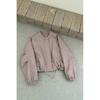Womens Short PU Leather Jacket Loose Fit Stand Collar Casual Zip Front Outerwear