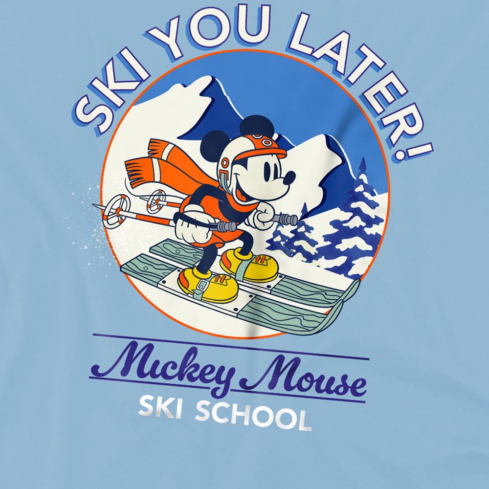 Disney Childrens/Kids Ski You Later! Mickey Mouse T-Shirt