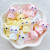 3D Kitten Charms Soft Colors Blue Eyes for DIY Crafts Decorations