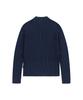 MAHAGRID Two Tone Zip Up Cardigan Blue(Mg2Gsmk686A)