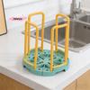 M-Portable Retractable Bowl Holder Drain Removable Cabinet Dishes Storage Rack Water Cup Kitchen Organizer