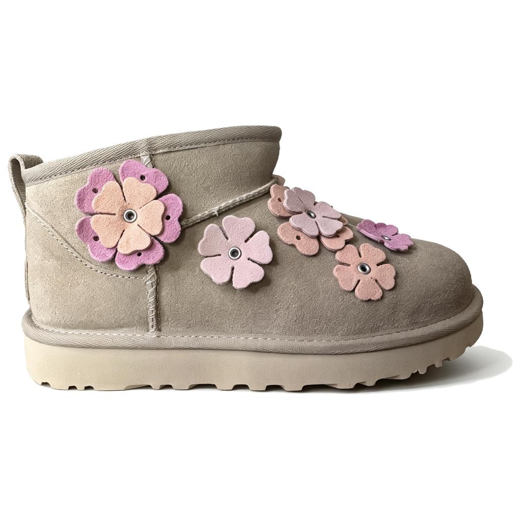 UGG Modieuze Casual Comfortabele Korte Sneeuwschoenen Dameslaarzen Mosterd 1180012-MDSD