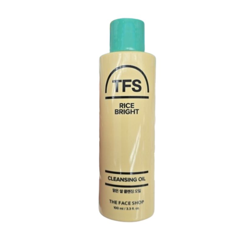 The Face Shop Масло для умывания Rice Bright Light 100 мл – Легкое средство для снятия макияжа, Ферментированная рисовая вода и рисовый экстракт, Свежее глубоко очищающее масло 100ml