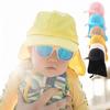 Wide Brim UV Protection Beach Hat Quick-drying Sun Caps for Kids 3 To 8 Years Old
