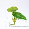 1pcs Green Leaf Hammock For Betta Fish Stress-Reducing Aquarium-Safe Decor With Suction Cup For Fish Tank Fake Plants Decoration