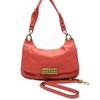 Leather Hippie Christine Shoulder Bag Leather Pink Women 16931 Used