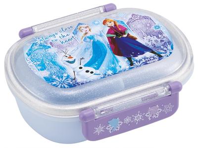 Bento 360ml with a Fluffy Made In Single Dishwasher and Microwave Disney Frozen Size Children's Box, Capacity, Lid, Japan, Tier, Safe, 25,