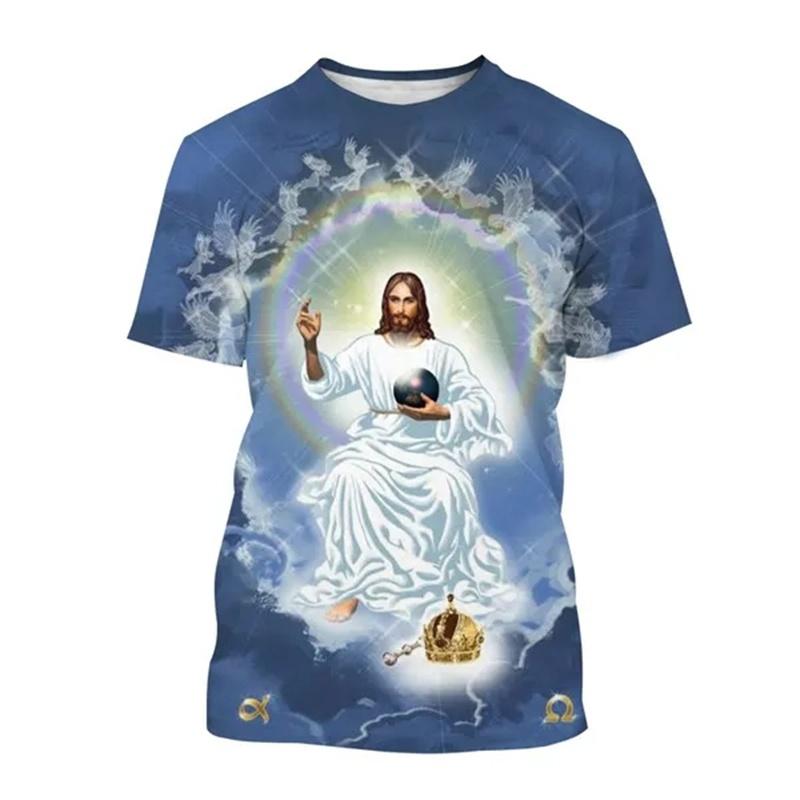

Hot Jesus Love Every Christian 3D Summer Fashion Casual T shirt Women s Men s Adult children s Kids clothing unisex Tshirt S