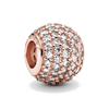 Rose Gold Series 925 Silver Cake Butterfly Cattle pendant Charm Bead Fit Bracelet Jewelry For Annversary Gifts
