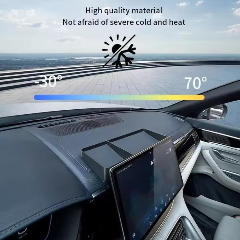 For BYD Sealion 6 Seal U Song Plus 2025 Central Control Screen Rear Storage Box Car Interior Accessories Dashboard Storage Tray