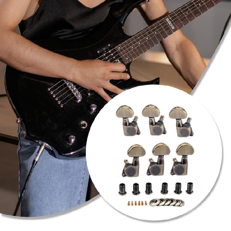 6Pcs Metal Guitar Tuning Pegs Machine Head String Tuners Tuning Key Replacement Acoustics Guitar Tuner Enduring