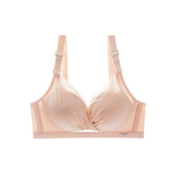 Nude Wireless Push Up Bra With Front Twist Detail S розовый