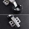 Glass Door Hinge Hydraulic Buffer Kitchen Cupboard Glass Door Damper Hinges Home Wine Cabinet Furniture Hardware Round