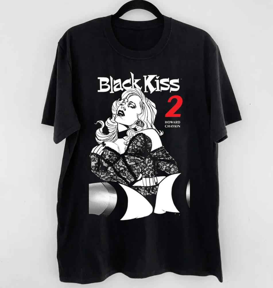 

Black Kisss 2 Woman Howard Chaykin s Shirt Unisex Black S-5XL 1H0597 Unisex T-Shirt S