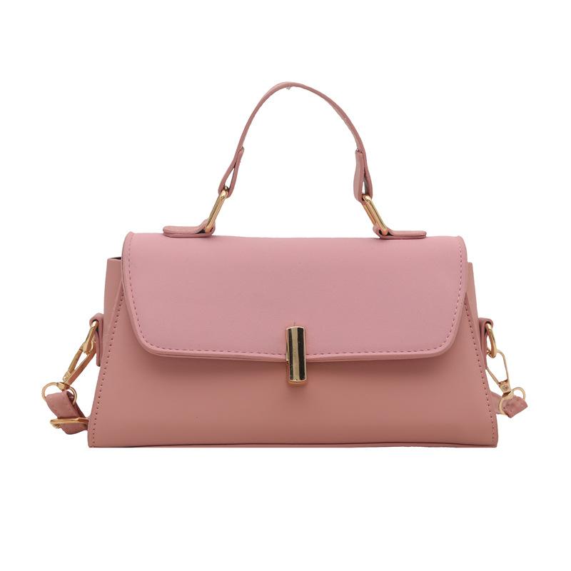 This Year, the Popular One-shoulder Small Bag Women's 2025 Spring New Fashion Handbag Texture Versatile Messenger Small Square Bag