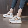 Inner Heightening Women's Shoes Autumn Muffin Shoes Platform Soles Velvet Versatile Leisure Sports