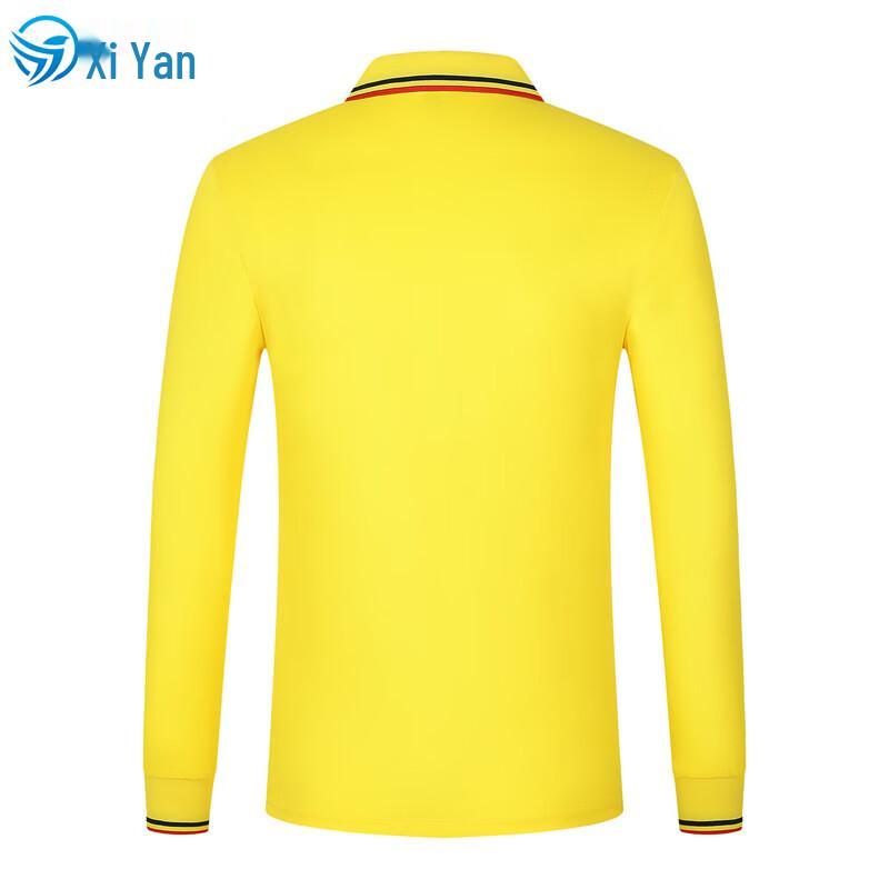 Xiyan Men's Long-Sleeve Business Casual Polo Shirt