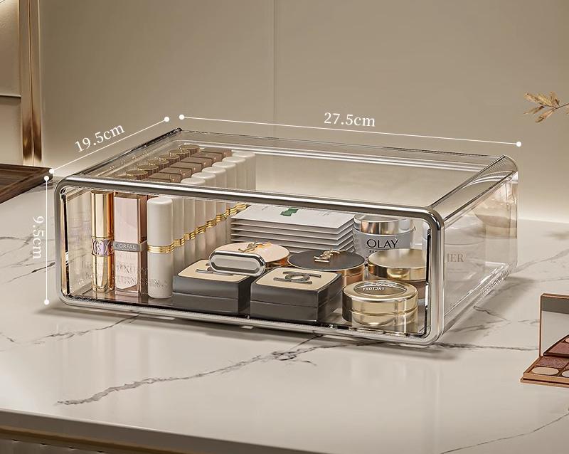 Cosmetic Organizer Makeup Storage Box Home Desktop Drawer Set Layers Storage Box Multi-function Stationery Tea Cup Storage Rack