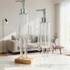 Nutcracker Soap Pump Dispenser Refillable Gel Liquid Container Transparent Lotion Bottle For Kitchen Hotel Home Countertop