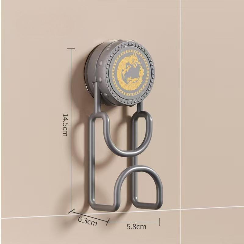Vacuum Suction Cup Wash Basin Hook No Drill Adjustable Basin Storage Rack Removable Hangers For Bathroom Kitchen Household серый